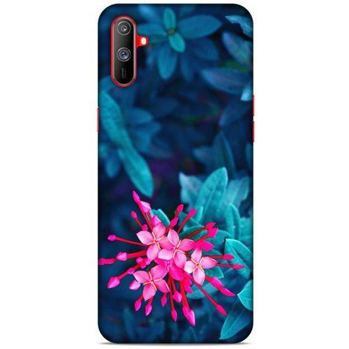 Lopard Oppo Realme C3 Uyumlu Kılıf Bahar (10) Full Koruma Kılıfı Pembe Çiçek
