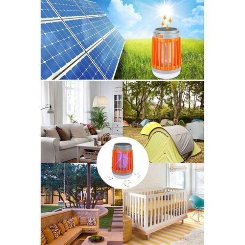 Askılı Solar Enerji İle Şarj Olabilen Sinek Öldürücü Kamp Feneri Işıldak