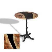 Dockers Çipa 1002 Döküm Ayak Yuvarlak Masa Çap 60cm - (Werzalit, Wermodin ve Allzalit Tabla) - Epoxy