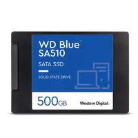 WD Blue SA510, WDS500G3B0A, 500GB, 560/510, 3D NAND, 2,5’’ SATA, SSD