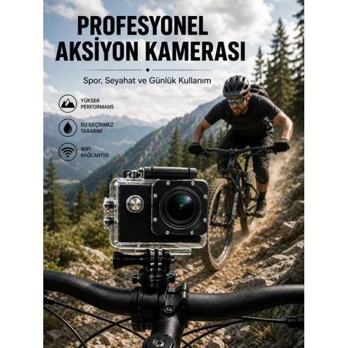 Profesyonel Video Çekimleri İçin 1080p Full Hd Aksiyon Kamerası