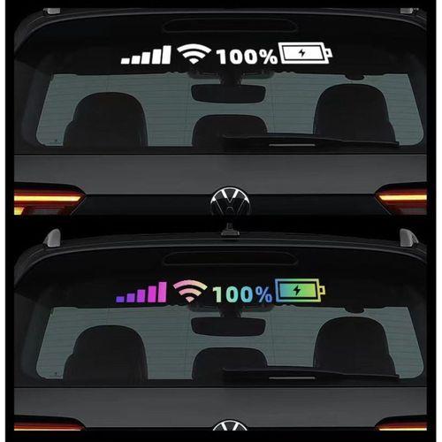 Şarj-wifi göstergeli sticker çok renkli 45*5 cm / YACI126-1