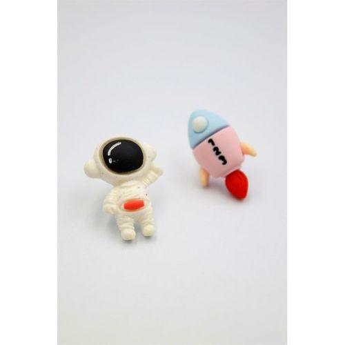 Astronot Hamur Küpe - ÇOK RENKLİ