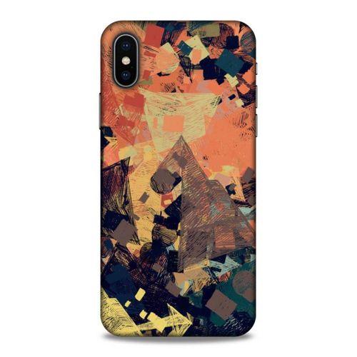 Lopard Apple Iphone X Uyumlu Kılıf Soyut Sanat (35) Baskılı Fit Design Kılıf