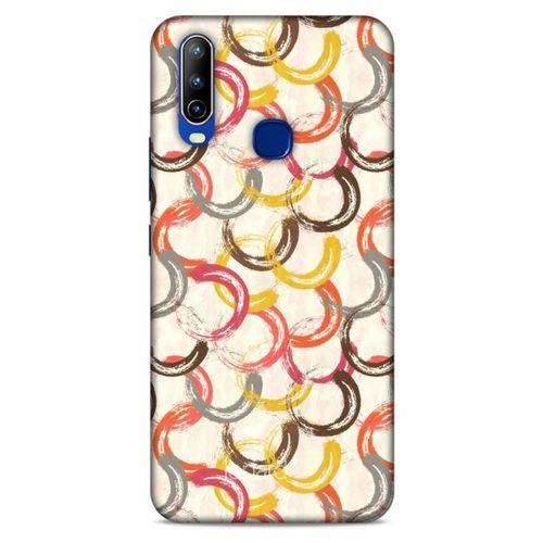 General Mobile GM 10 Kılıf Pastel Renkler (33) Hybrid Kılıf Kahverengi Turuncu