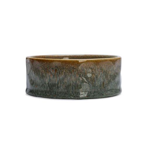 Beeztees DBL Köpek Mama Su Kabı, Seramik, Yeşil, 13,5cm, 500ml