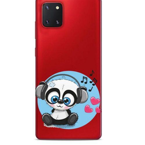 Zoologix (74) Samsung Galaxy Note 10 Lite Şeffaf Kılıf Silikon Desenli