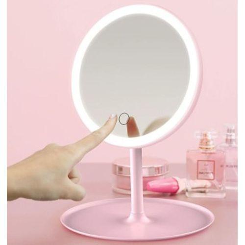 Led Işıklı Dokunmatik Makyaj Aynası 3 Kademeli Işık Ayarlı