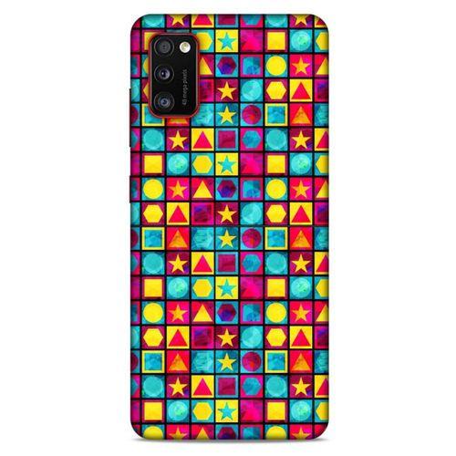 Lopard Samsung Galaxy A41 Uyumlu Kılıf Geometrix (47) Crystal Flex Kılıf