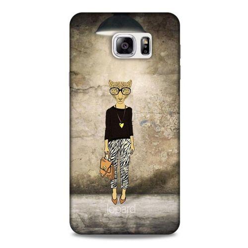 Samsung Galaxy Note 5 Kılıf FunnyMaX (20) Koruyucu Kılıf Kahverengi Kaplan