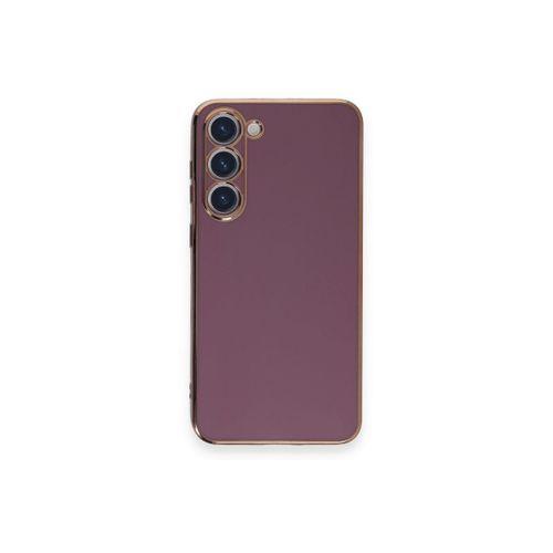 Newface Samsung Galaxy S23 Plus Kılıf Volet Silikon - Mor