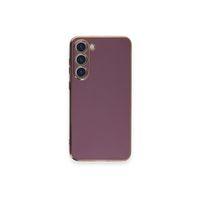 Newface Samsung Galaxy S23 Plus Kılıf Volet Silikon - Mor