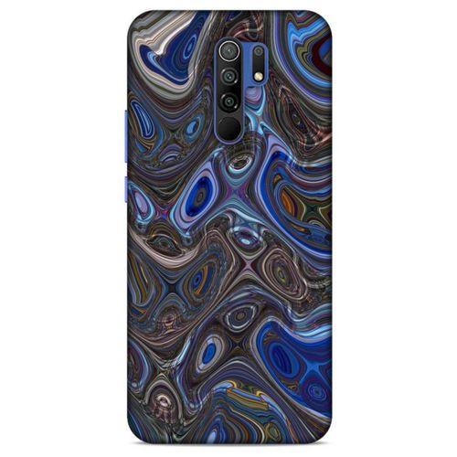 Xiaomi Redmi 9 Uyumlu Kılıf Mavi Delisi (4) Koruma Kılıfı Yağlıboya