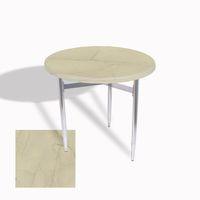 Dockers Venedik Masa Yuvarlak Çap 70 kromnikel (Werzalit, Wermodin veya Allzalit Tabla) - Golden Marble