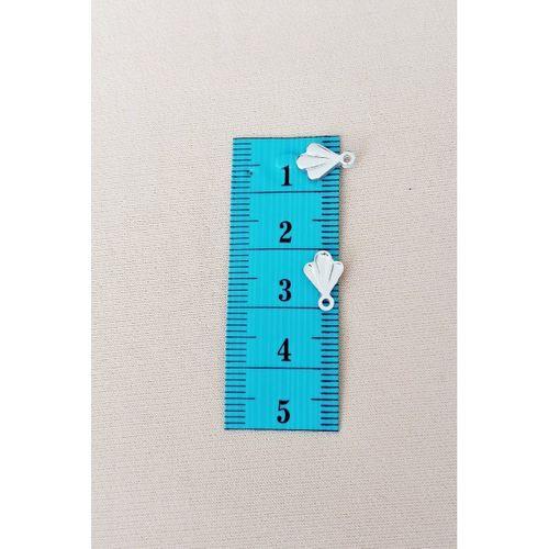 Oya Abiye Bileklik Kolye Pleksi Metalik Plastik Pul Gümüş Renk 8 gram 125 adet - BNC527