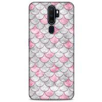 Mermer Desenli (30) Tema Silicone Case Toz Pembe Oppo A9 2020 Kılıf
