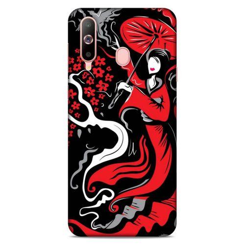 Lopard Samsung Galaxy A60 Uyumlu Kılıf Soyut Sanat (11) Baskılı Tam Koruma