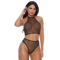 Siyah Transparan Fantazi Takım Brf1123