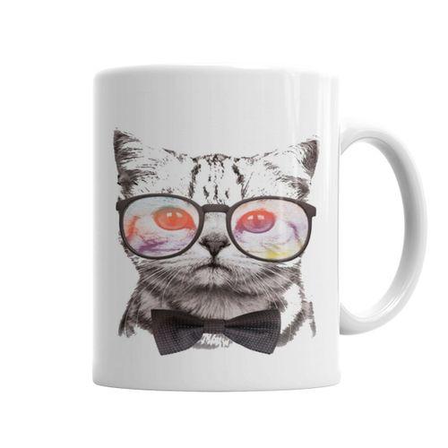 Miau Cat Kedi Kupa Bardak Porselen