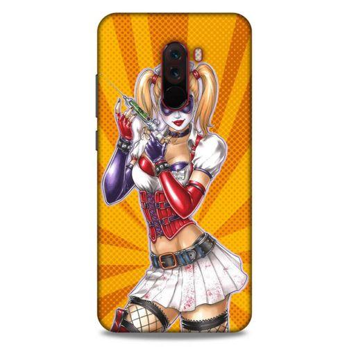 Xiaomi Pocophone F1 Uyumlu Kılıf Harley Quinn (42) Rugged Armor Kılıf Mandalina