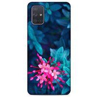 Lopard Samsung Galaxy A71 Uyumlu Kılıf Bahar (10) Full Koruma Kılıfı Pembe Çiçek