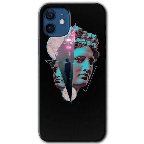 iPhone 12 Kılıf HD Desen Baskılı Arka Kapak - Heykel