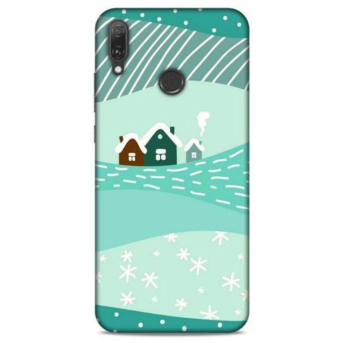 Huawei Y9 2019 Kılıf Snowix (16) Kalın Kılıf Su Yeşili