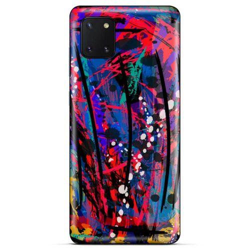 Lopard Huawei Y5P Uyumlu Kılıf Soyut Sanat (46) Desenli Core Armor Kılıf