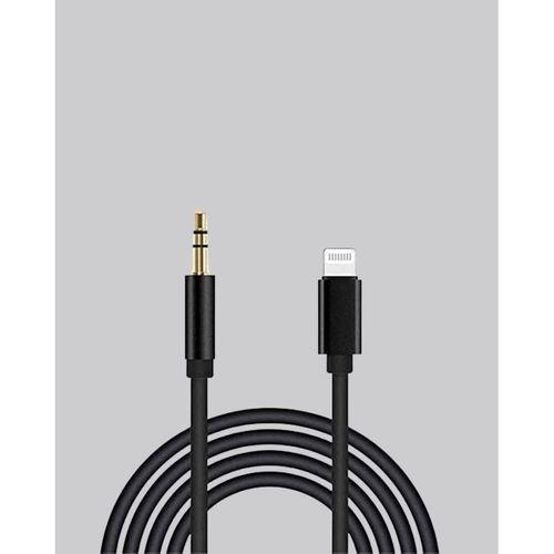 Lightning To 3.5mm Aux Ses Dönüştürücü Kablo 1 Metre Stereo Uyumlu