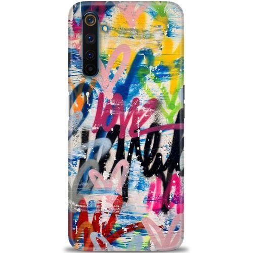 Realme 6 Pro Kılıf HD Baskılı Kılıf - Lovee + Tam Ekran Koruyucu