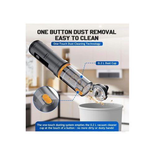 Araç Süpürgesi Şarjlı 120w 20.000pa Göstergeli Yeni Nesil Metal Filtre Extra Vakum Ve Üfleme
