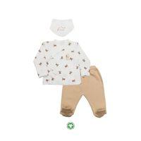 Bistyle Bistyle I Am So Bear 3'lü Takım 13103 Bej-Ekru