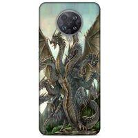 İnfinix Note 7 Kılıf Dragons (35) Fit Design Kılıf 9 Başlı Ejderha