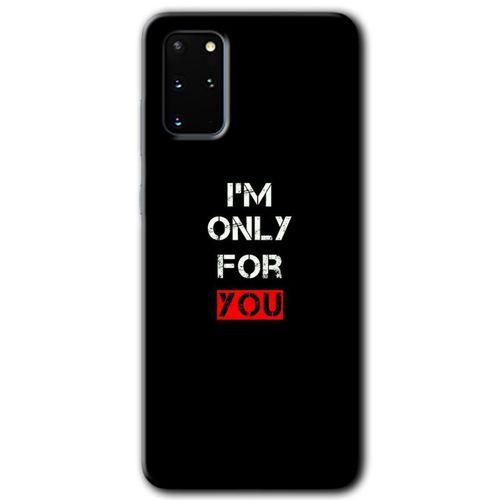 Potkal Hediye Fabrikası Samsung Galaxy S20 Plus Kılıf HD Desen Baskılı Arka Kapak - For You