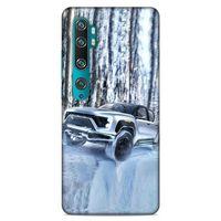 Lopard Xiaomi Mi Note 10 Uyumlu Kılıf PickUpX (46) Core Armor Kılıf Gümüş