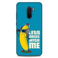 Frutix Muz 01 Xiaomi Pocophone F1 Kılıf Desenli Silikon