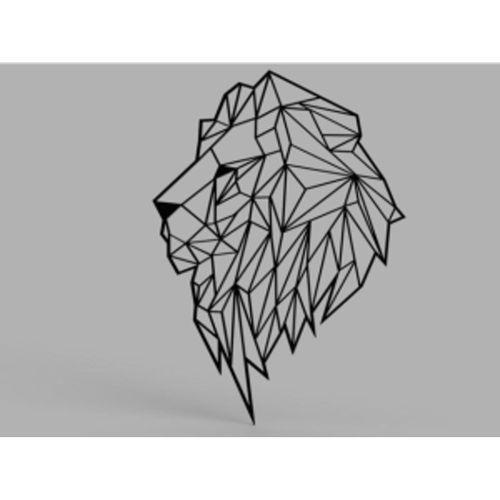 Duvar Üzerinde Küçük Aslan (Bu ürün Sadece Plastik parçadır - Almadan Önce Soru Sorabilirsiniz)