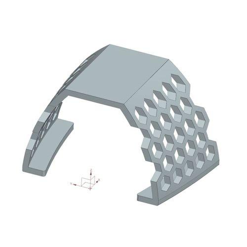 FMS Futura 64 Mm için Yükseltilmiş Alıcı Montajı (Bu ürün Sadece Plastik parçadır - Almadan Önce Soru Sorabilirsiniz)