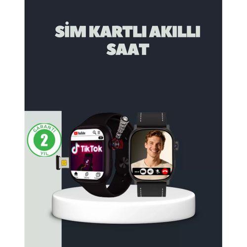 Sım Kartlı Gps Destekli Akıllı Saat Sesli Görüşmeli