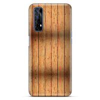 Lopard Oppo Realme 7 Uyumlu Kılıf Wood'X (11) Tam Koruma Baskılı