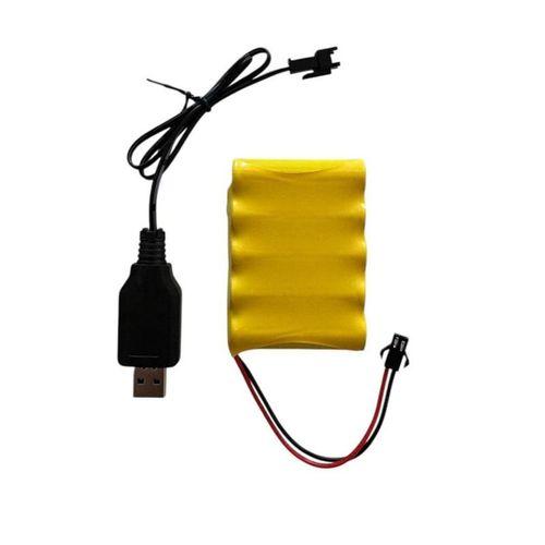 6 volt 800 Mah oyuncaklar için uyumlu şarjlı pil ve şarj aleti-5 Pilli