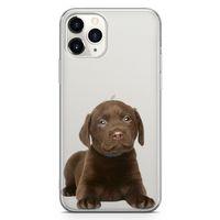 Apple iPhone 11 Pro Max Kılıf Yavru Labrador Arka Kapak Koruma Desenli Full Koruyucu