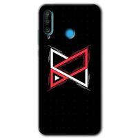 Huawei P30 Lite Kılıf HD Desen Baskılı Arka Kapak - Kilit + Kırılmaz Cam