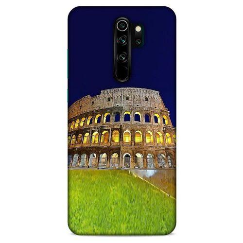 Xiaomi Redmi Note 8 Pro Kılıf Dünya Mimarisi (24) Darbe Emici Kılıf Kolezyum Roma