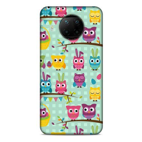Lopard Xiaomi Redmi Note 9 Pro 5G Uyumlu Kılıf Baykuşlar (37) Silicone Cover