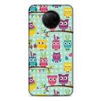 Lopard Xiaomi Redmi Note 9 Pro 5G Uyumlu Kılıf Baykuşlar (37) Silicone Cover
