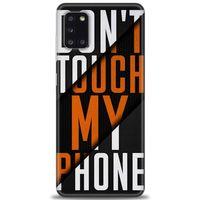 Samsung Galaxy A31 Kılıf HD Baskılı Kılıf - Dont Touch + Tam Ekran Koruyucu
