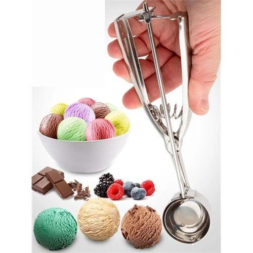 ModaCar Dondurma Kaşığı Dondurma Porsiyo Kaşığı Kurabiye Köfte Helva Porsiyonlama