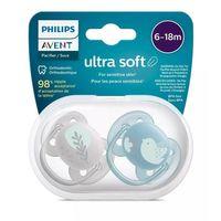 Philips Avent Philips Avent Ultra Yumuşak Emzik 6-18 Ay Erkek