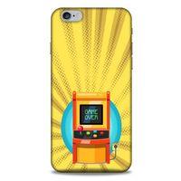 Retro (32) Desen Soft Silikon Kılıf Renkli Apple Iphone 6 Plus Kılıf